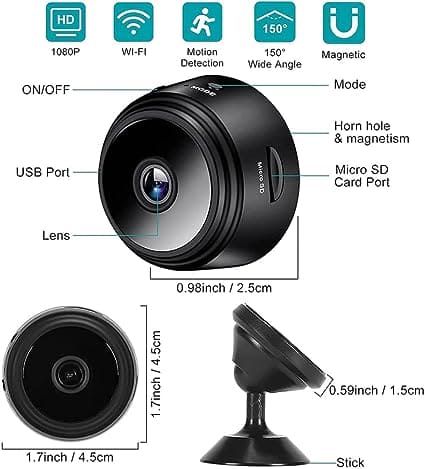 A9 1080p HD Magnetic WiFi Mini Camera