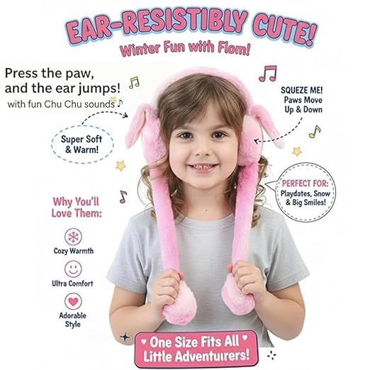 Rabbit Ear Muffs / Bunny Ear Winter Ear Warmers